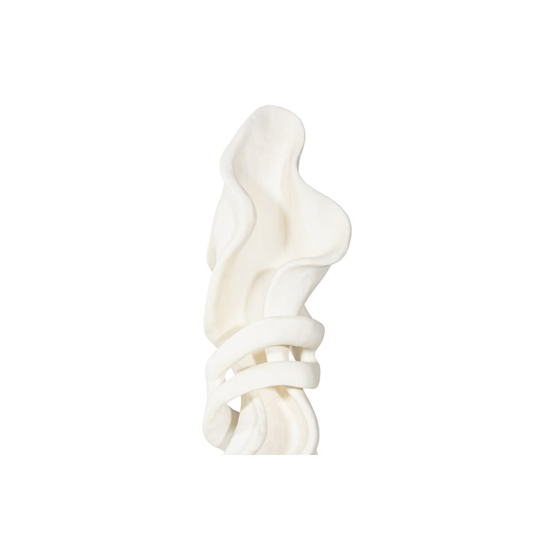 Cast Dancing Sculpture, Pirouette, Faux Bleached