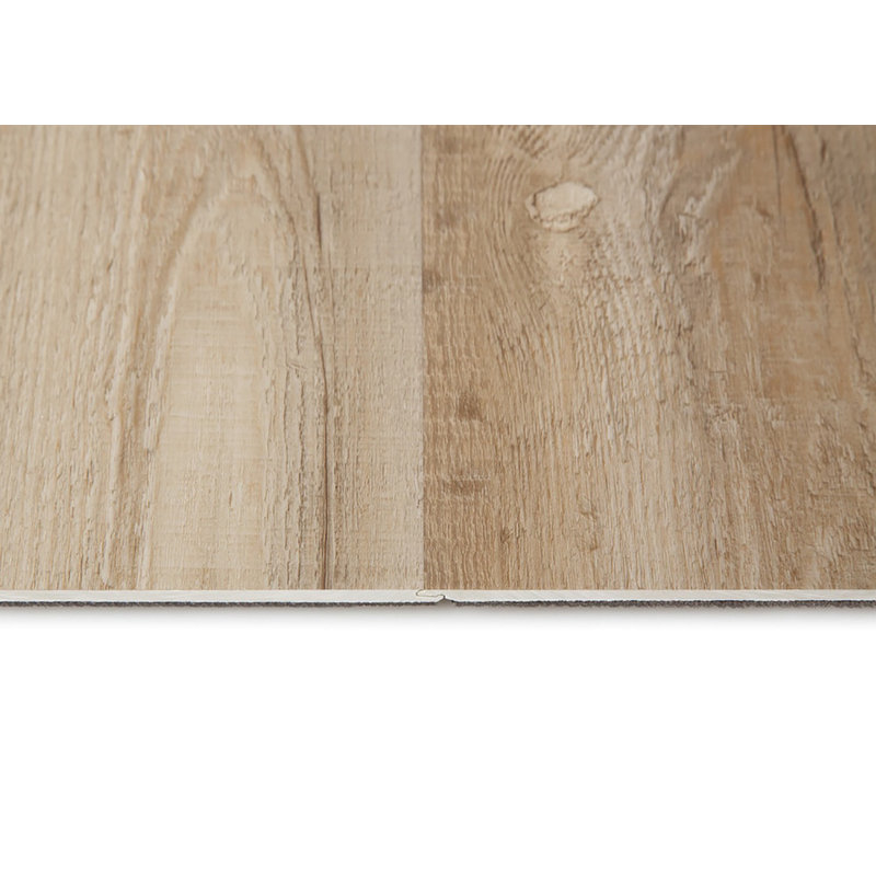 Plancher de vinyle imperméable 7 po x 48 po x 5 mm Silverlake, Pin Yellowstone