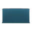 Meuble télé 63 po bleu turquoise - Grand espace de rangement, 4 portes avec 6 tablettes réglables, poignées rétro, style classique, finition lisse.