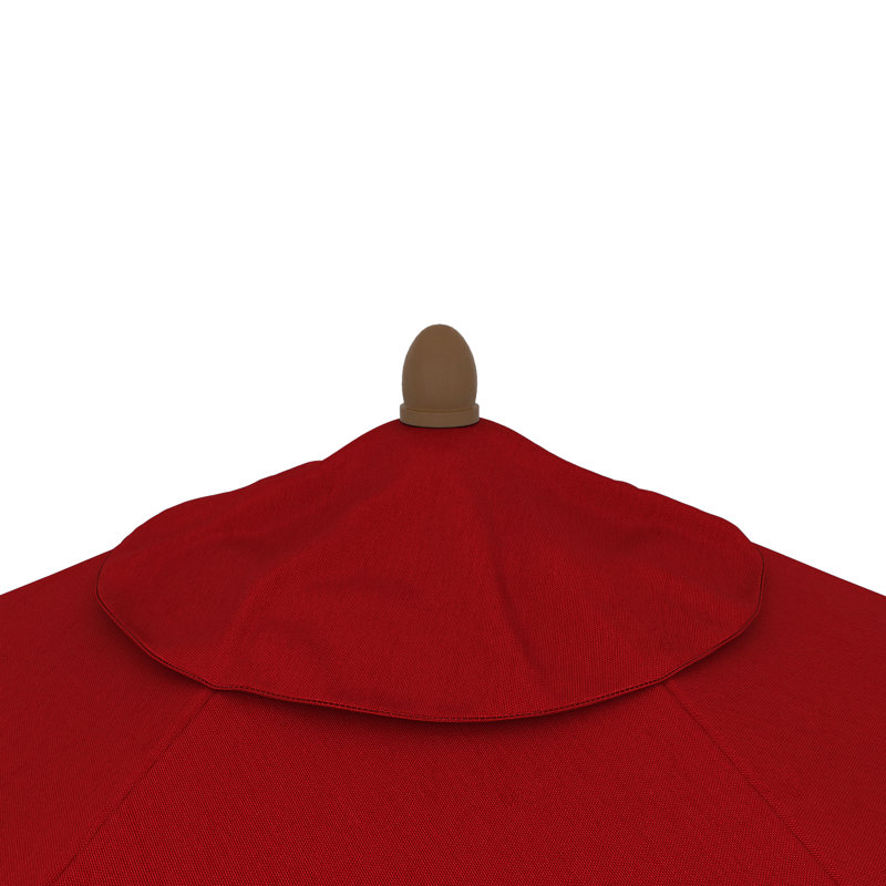 Parasol de marché Henry Street, Brique - polyester