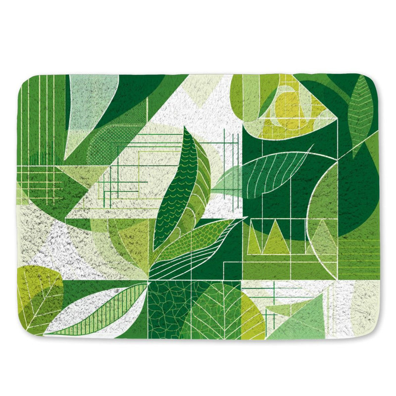 Lapriel Microfiber / Microsuede Bath Mat, Single - 24" L x 17" W