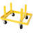 750Lbs Rolling Engine Stand,Adjustable Width And Length, With 2Pcs Buckle Straps,Yellow