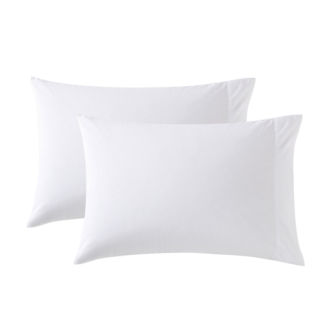 Nautica Percale Cotton 2 Piece Standard Pillowcase Set Nautica