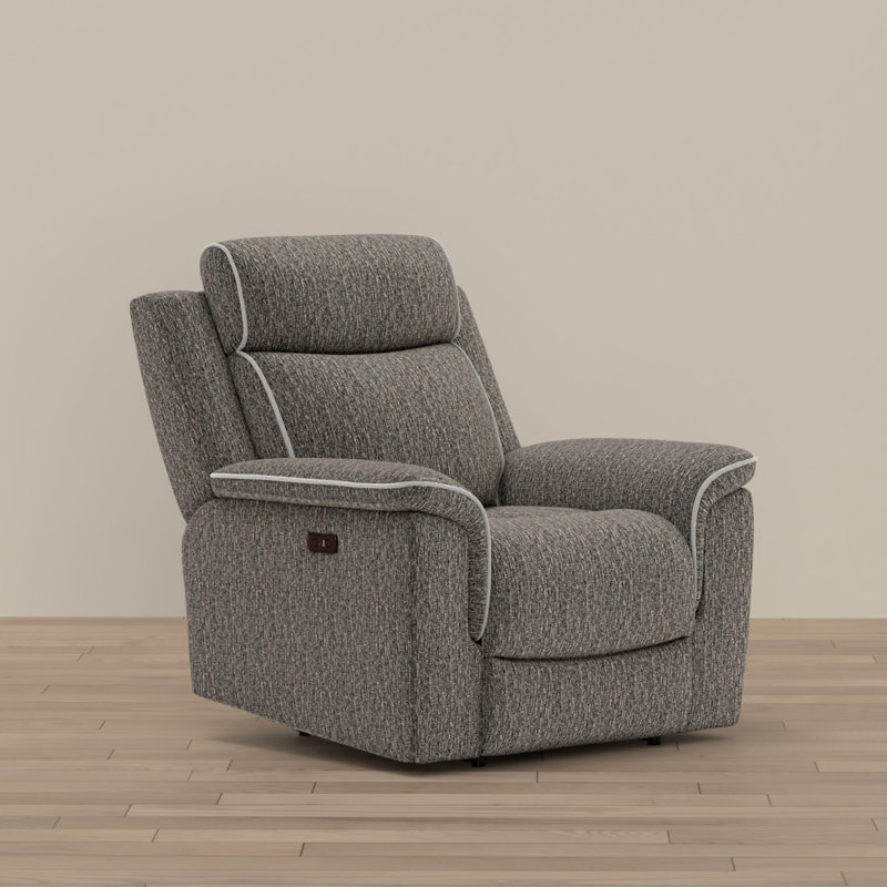 Gray Zero-Gravity Power Recliner
