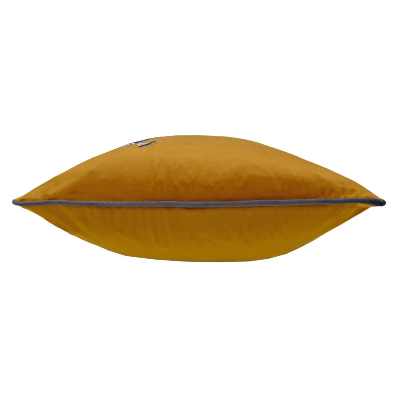 Square Throw Cushion, Polyester Only Cover, Saffron