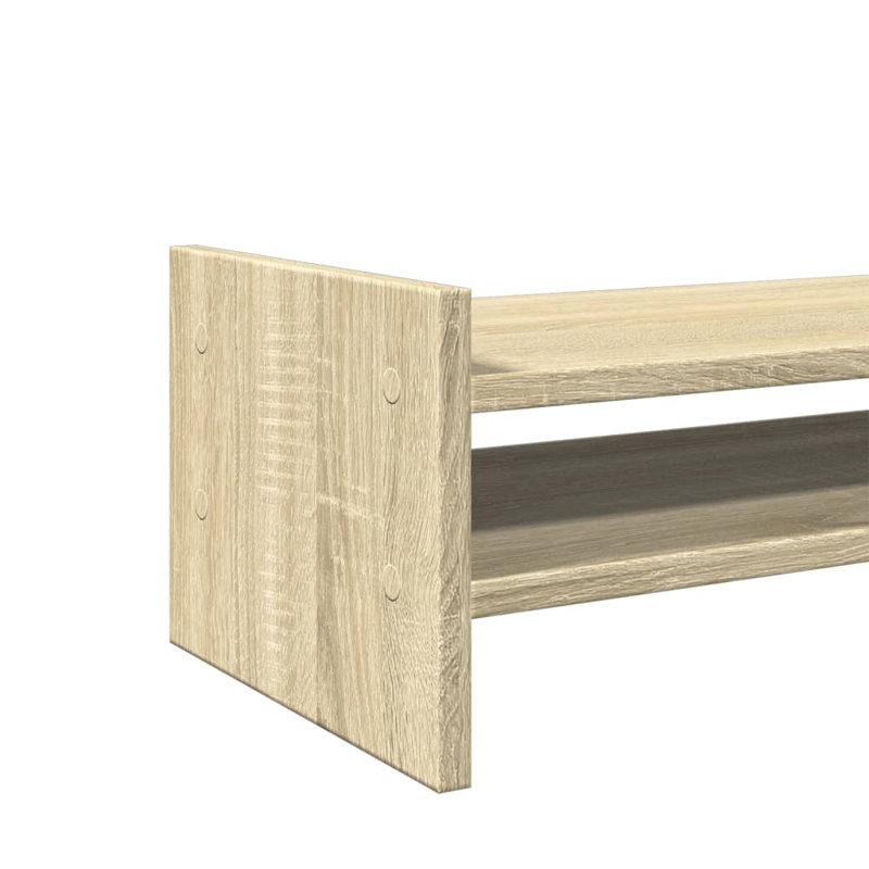 Shiori Manufactured Wood Monitor Stand, Sonoma Oak
