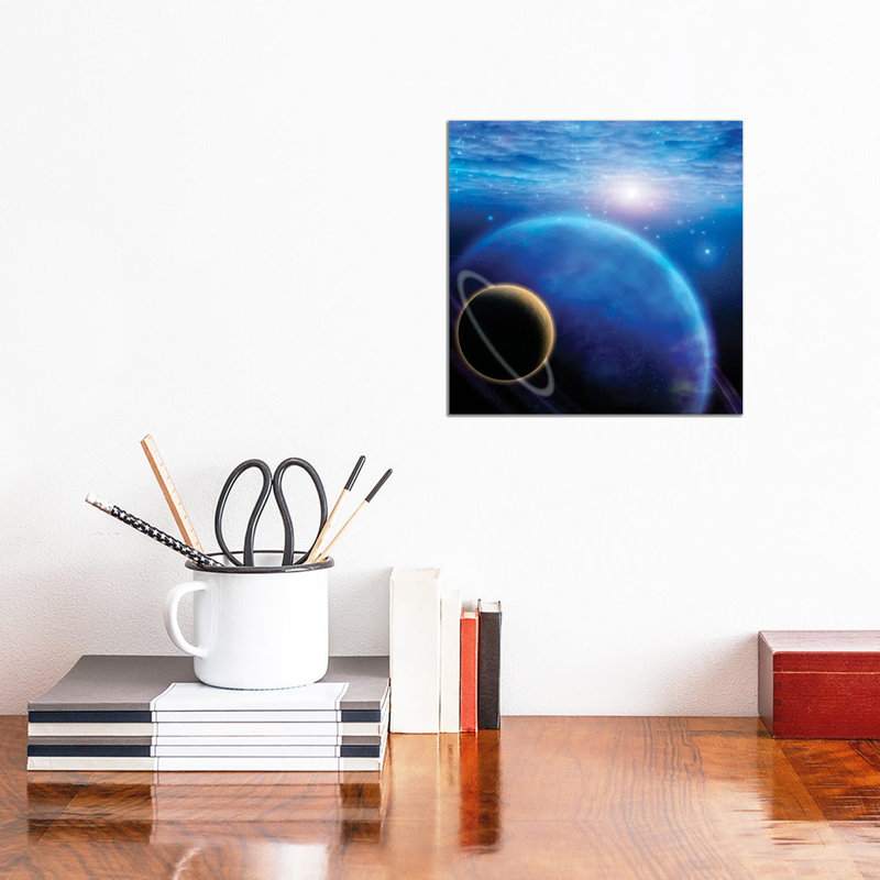 Atmosphere And Planets by Bruce Rolff - Wrapped Canvas Print, 30.48 cm H x 30.48 cm W