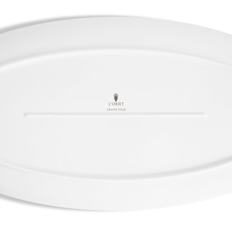 Grand Tour Oval Platter, 10" W X 20.5" L