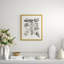 Bessler Study Neutral 8' Framed Graphic Art Print on Glass