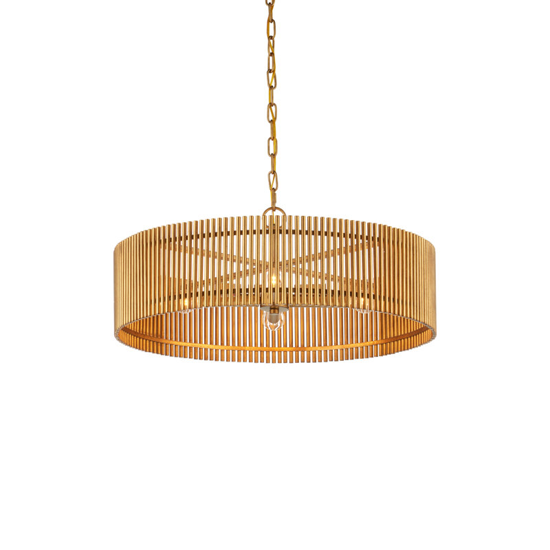 4 - Light Drum LED Chandelier