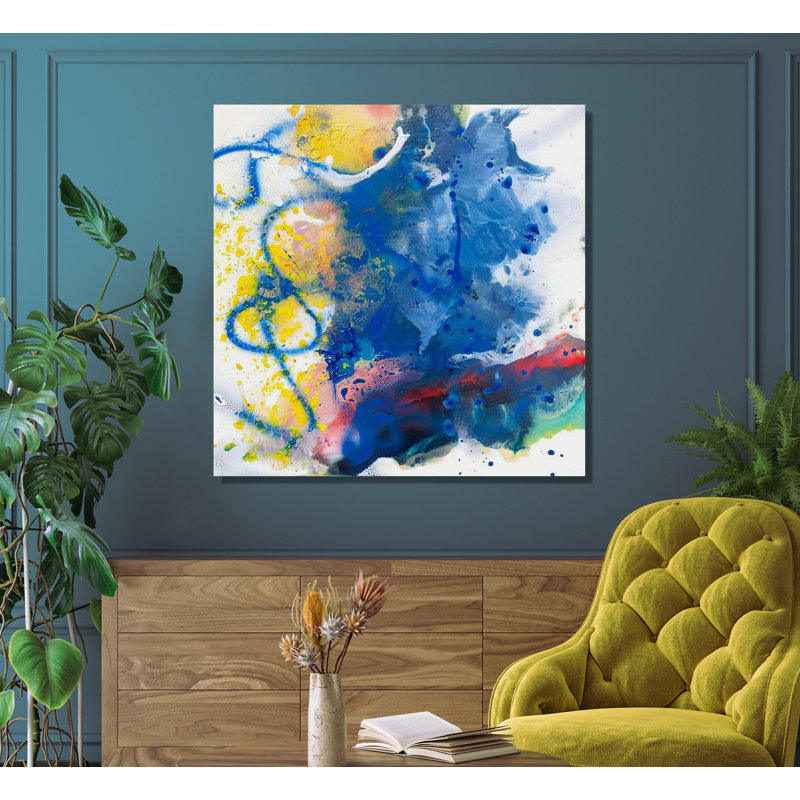 Citrine - Artist Enhanced Canvas Print, 12" H x 12" W x 1" D, Wrapped Canvas
