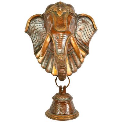 Masque mural avec cloche Lord Ganesha