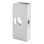 Stainless Steel Single Bore Hole Lock and Door Reinforcement Plate for 1-3/4 in. Thick Doors, Stainless Steel Finish (Single Pack)