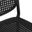 Tabouret de bar empilable de 76 cm (29,9 po), tabouret de comptoir en plastique résistant aux intempéries, sans assemblage, avec dossier et assise imitation rotin pour une utilisation intérieure et extérieure.-1331270204