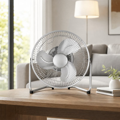 a Ornament Standing Floor Fan 3 Wind Adjustment Low Noise Motor 9 Meters Wind Distance Adjustable Fan For Home Bedroom Living Room Office
