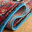 Tapis oriental bleu / noir / rouge Emeram-1658600744