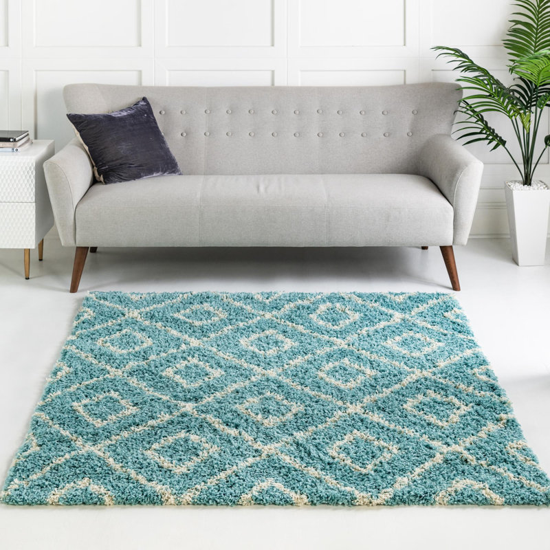 Assis Geometric Indoor Rug, Square 6'