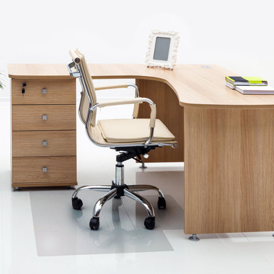 Valuemat Vinyl Lipped Chair Mat for Hard Floor - 48" x 51"