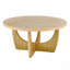 Table basse ronde en bois 36 po-1729637244