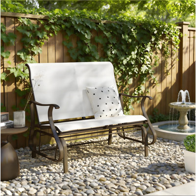 Banc oscillant d'extérieur, fauteuil pour 2 personnes