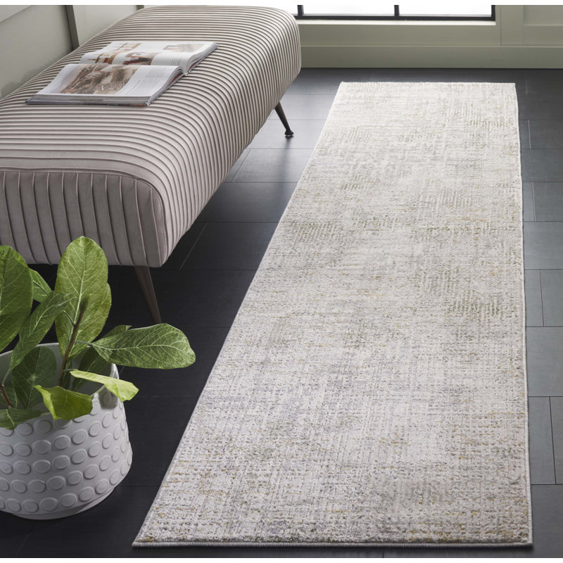 Bobbyetta Performance Abstract Rug, Runner 2'3" x 8"