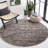 Jeanann Flat Weave Wool/Cotton Rug in White/Black-1003040006