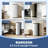 BANGSON 6.5 Cu.ft Upright Freezer, Stand up Freezer with Adjustable Thermostat, Removable Shelves, Reversible Single Door,Silver