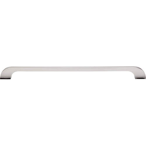 Neo 12" Center to Center Bar pull, 12" Center to Center, Polished Nickel
