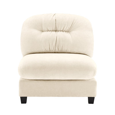 Armless Sofa- Beige