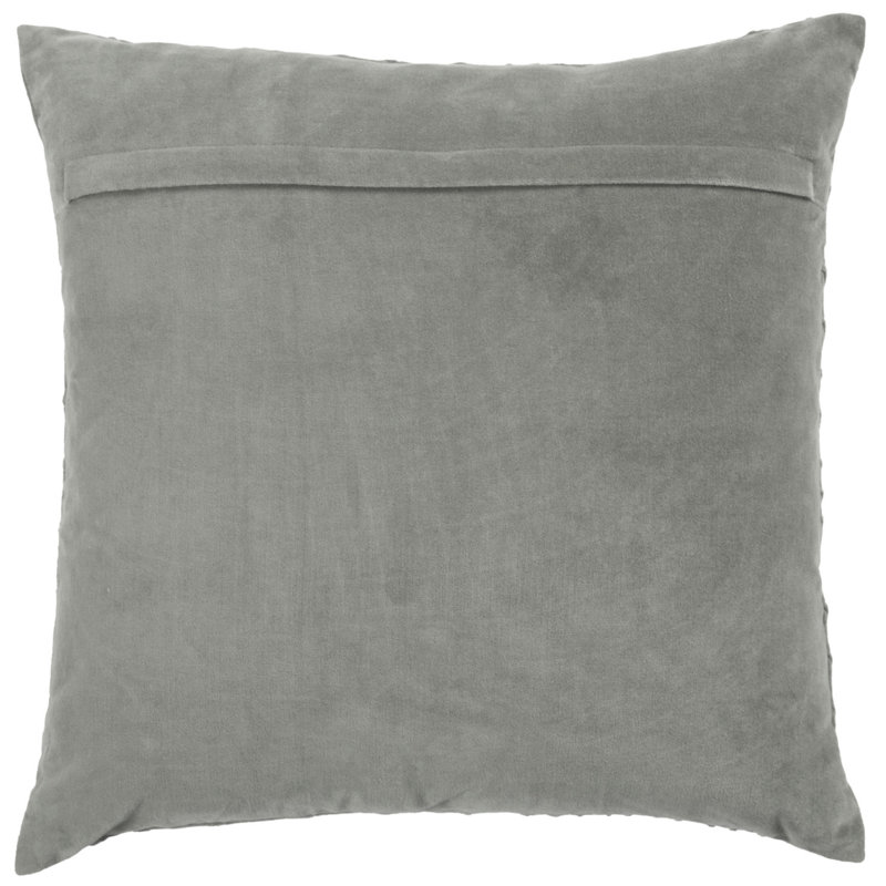 Waterfall Square Throw Cushion, Grey