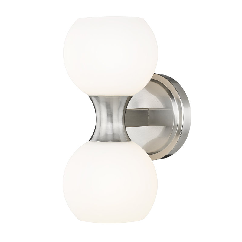 Steel Wallchiere, Brushed Nickel