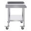 VEVOR Stainless Steel 28'' L x 24'' W x 30'' H Adjustable Portable Work Table
