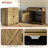 Cloquet 31.5" Farmhouse Barn Door Sideboard Buffet Storage Cabinet Coffee Bar-1493480467