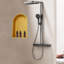 Niche de douche encastrée en acier inoxydable 13,11 x 3,94 x 19,09 po-1040240617