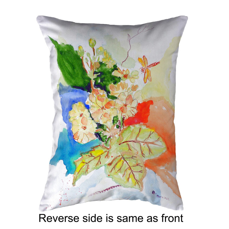 Outdoor Reversible Throw Pillow