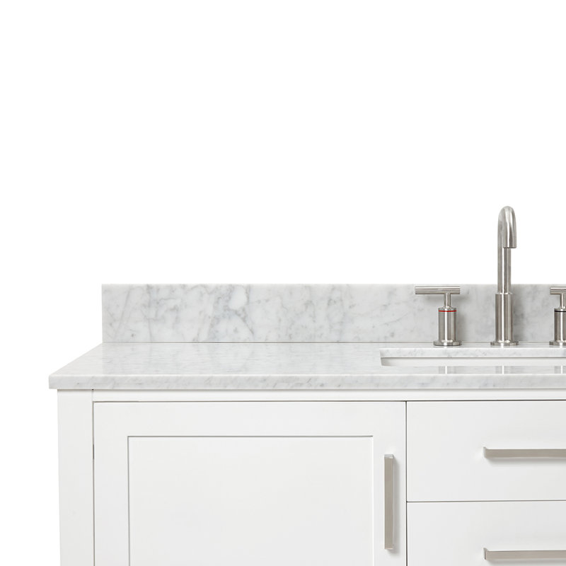 Bayhill 55'' W Single Vanity, White