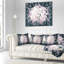 Coussin imprimé floral Macro Chrysanthemum-29892787-29896329