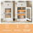 Modern Makeup Dressing Table with Mirror, Vanity Desk Set for Bedroom