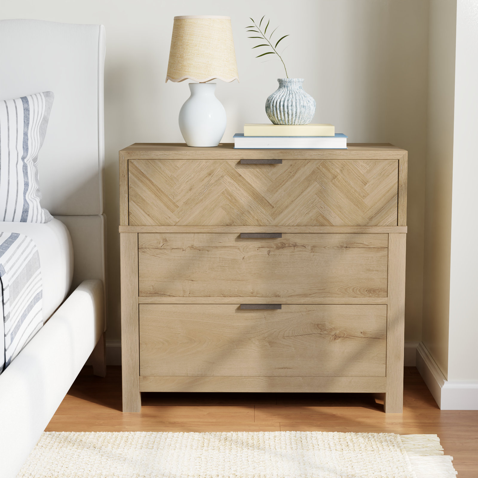 Garrison 3 - Drawer Nightstand