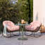 Fauteuil Papasan berçant surdimensionné pour patio-1856238043