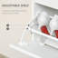 3-Drawer Shoe Cabinet Storage Rack With 2 Flip Doors Adjustable Shelf Freestanding Organizer