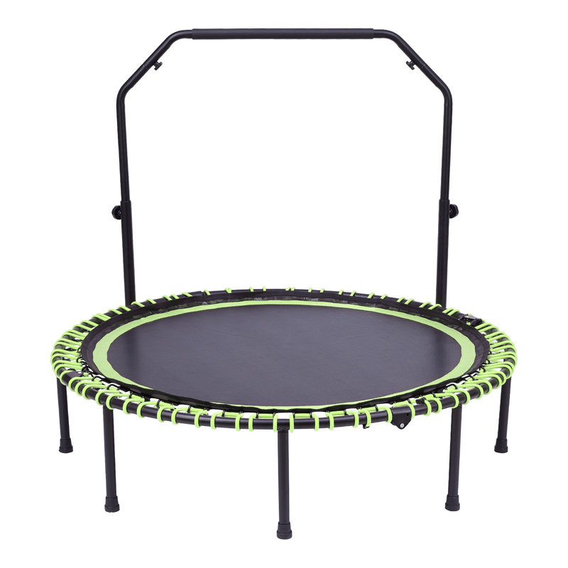 Freeport Park ft Round Backyard Trampoline, Black/Green