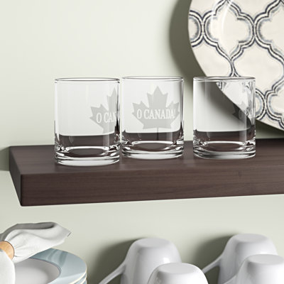 Verre à whisky 14 oz. O Canada! Maple Leaf