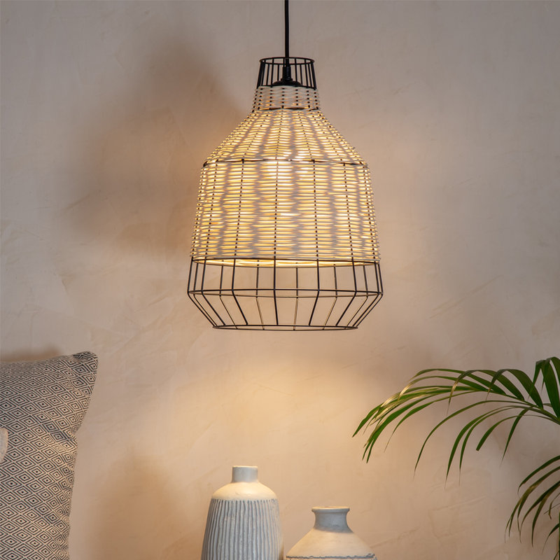 Alor 40cm H Novelty Pendant Shade ( Spider ) in Beige