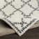 Thiessen Power Loom Cream/Black Rug