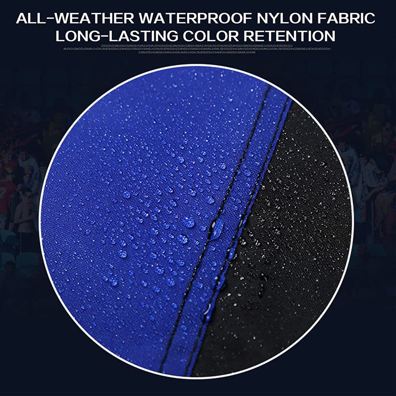 Thin Blue Line - Drapeau de la police américaine robuste brodé d'étoiles cousues à rayures UV, H 60 po x l 96 po