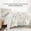 Ensemble de housse de couette 3 pièces à motif ultra doux - Serenity-128498291-128498302