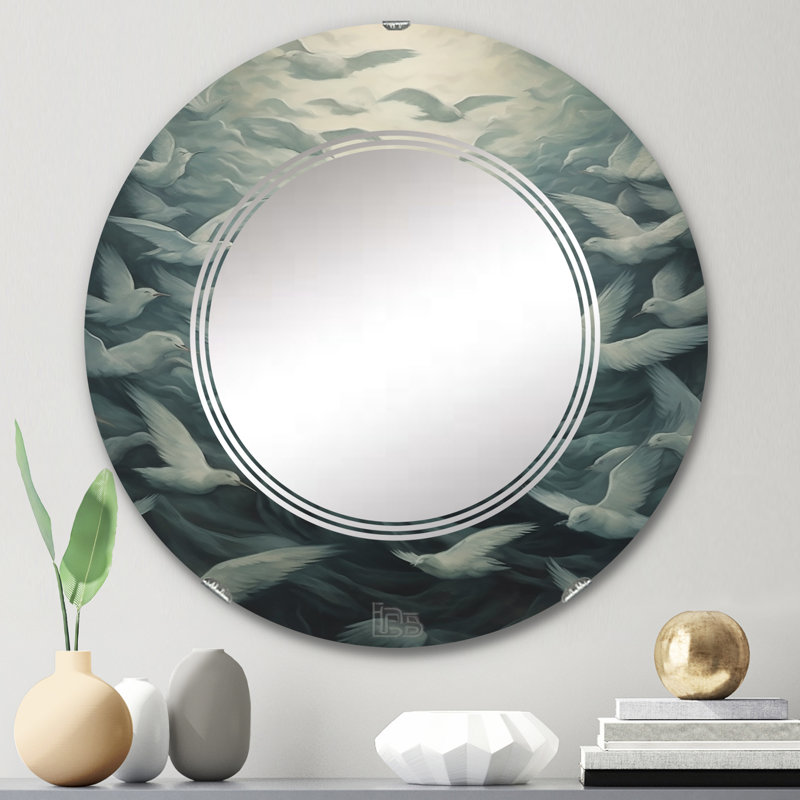Wiet Circle Mirror, 24" x 24"