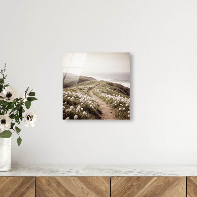 Blooming Path Print by Oliver Gal, 12" H x 12" W, High-Gloss Acrylic Print