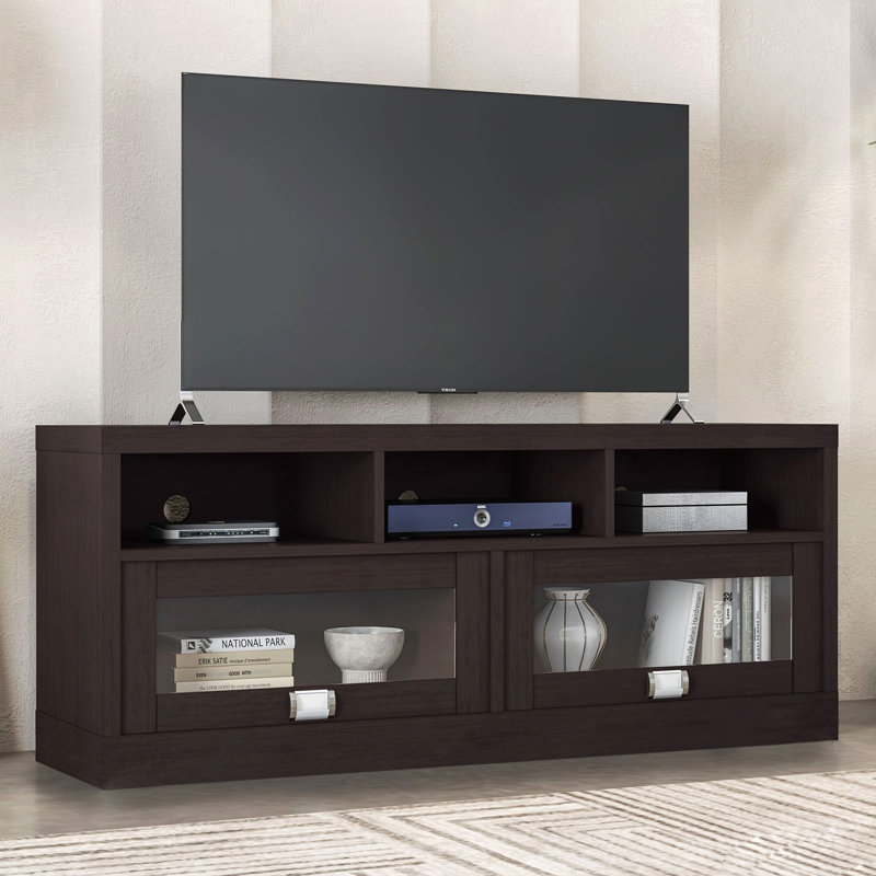 Meuble télé pour téléviseur de 65 po ou moins, Espresso